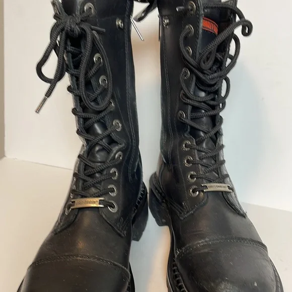 Harley Davidson Moto boots, Wm’s Sz 7 - Picture 5 of 11